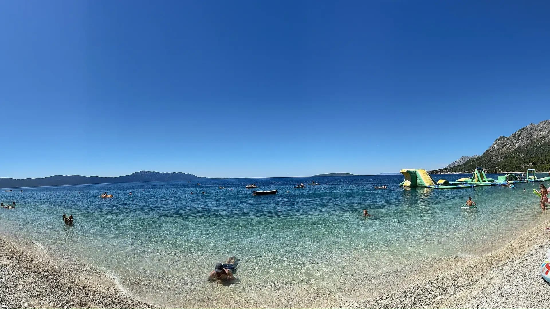 Laguna Beach on the Dalmatian coast, Croatia